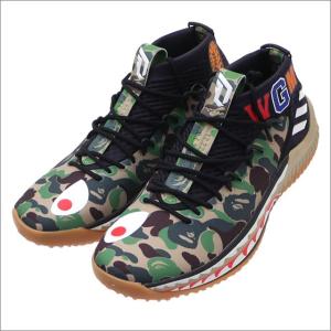 A BATHING APE (エイプ) x adidas(アディダス) DAME4 (スニーカー) PANTON/FTWWHT/CBLACK AP9974 291-002384-275+【新品】(フットウェア)｜essense