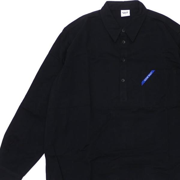 ノーウェーブ Know Wave Call Sign Pullover Shirt 長袖シャツ BL...