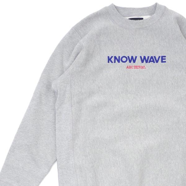 ノーウェーブ Know Wave Archival Crewneck スウェット HEATHER G...