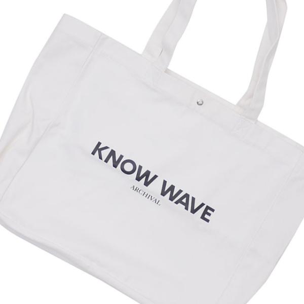 ノーウェーブ Know Wave Snap Tote トートバッグ WHITE ホワイト 白 メンズ...