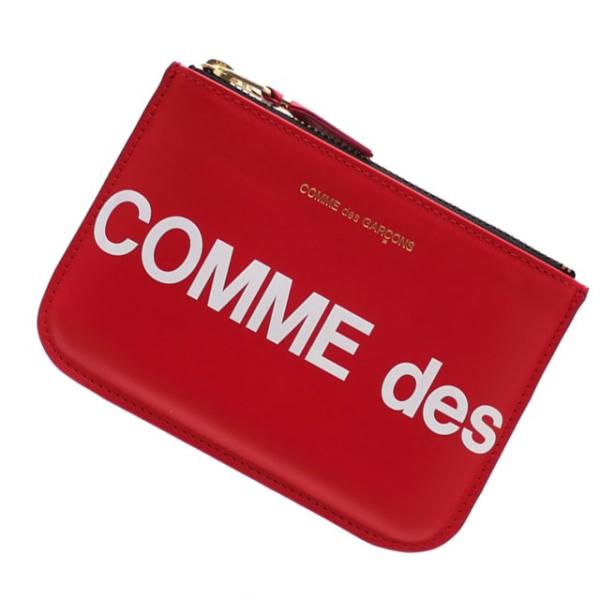 新品 コムデギャルソン COMME des GARCONS Huge Logo Wallet 財布 ...