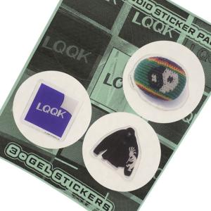 【数量限定特別価格】 新品 ルックスタジオ LQQK STUDIO STICKER PACK ステッカー 3枚セット MULTI マルチ グッズ｜essense