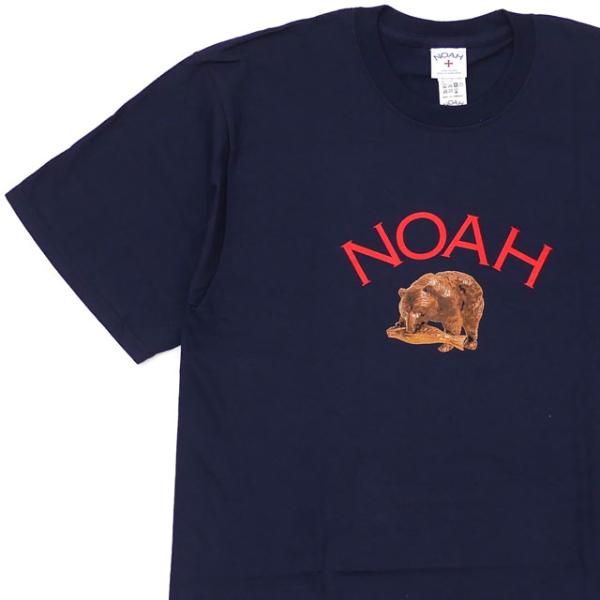 新品 ノア NOAH Osaka Limited Bear Tee Tシャツ NAVY ネイビー 紺...