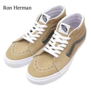 新品 ロンハーマン RHC Ron Herman x バンズ VANS Sk8-Mid スケートミッド (Classicsport)Crnstlkgrplf ベージュ 291002798269 フットウェア｜essense