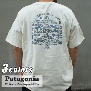 新品 パタゴニア Patagonia M's How to Save Responsibili Tee ハウ トゥ セーブ レスポンシビリ Tシャツ 37546 200008928050 半袖Tシャツ｜essense
