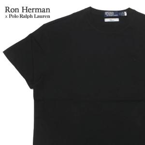 新品 ロンハーマン Ron Herman x ポロ・ラルフローレン POLO RALPH LAUREN Black Crew Neck Tee  Tシャツ BLACK ブラック 黒 200008943041 半袖Tシャツ