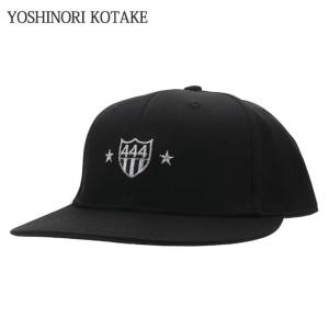 新品 ヨシノリコタケ YOSHINORI KOTAKE MINI 444LOGO 6-PANEL CAP キャップ BLACK ブラック 黒 265001598011 ヘッドウェア｜essense