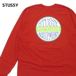 新品 ステューシー STUSSY Post Modern Equipment LS Tee ロンティー ロンT 長袖Tシャツ BRICK ブリック 420000473063 TOPS｜essense