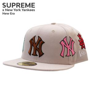 新品 シュプリーム SUPREME x ニューヨーク・ヤンキース New York Yankees Kanji New Era ニューエラ キャップ TAN 250000526056 ヘッドウェア｜essense