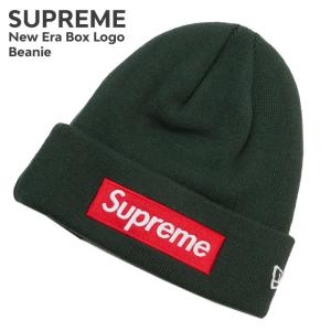 新品 シュプリーム SUPREME New Era Box Logo Beanie ビーニー GREEN グリーン 253000644115 ヘッドウェア｜essense