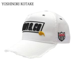 【期間限定特別価格】 新品 ヨシノリコタケ YOSHINORI KOTAKE x キウィアンドコー KIWI&CO. TWILL MESH CAP WHITE 2510015360202 ヘッドウェア｜essense