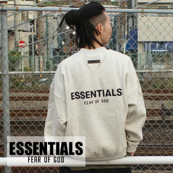 新品 エッセンシャルズ ESSENTIALS CREWNECK SWEATSHIRT スウェット L...