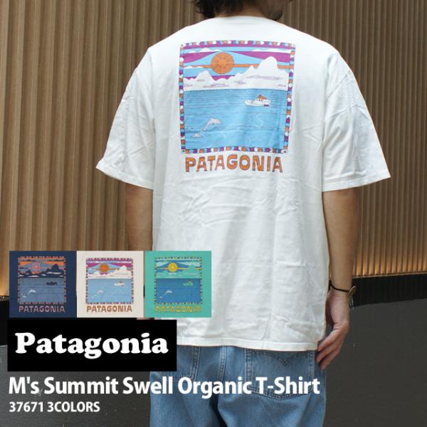新品 パタゴニア Patagonia M&apos;s Summit Swell Organic Tee Tシ...
