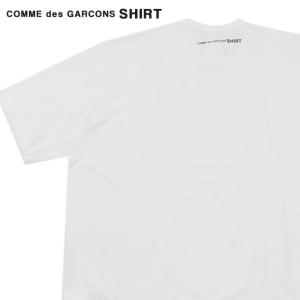新品 コムデギャルソン シャツ COMME des GARCONS SHIRT Back Logo Oversized Logo T-Shirt Tシャツ WHITE ホワイト 白 200009125040 半袖Tシャツ｜essense