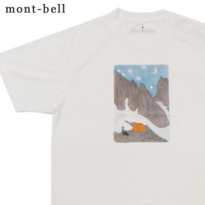 新品 モンベル mont-bell Wickron Hoshi No Yoru Tee ウイックロン 星の夜 Tシャツ WT 1114558 200009111050 半袖Tシャツ
