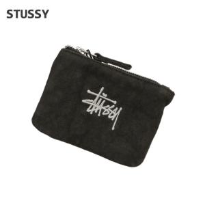 新品 ステューシー STUSSY CANVAS COIN POUCH コインポーチ コインケース カードケース BLACK ブラック 288001302011 グッズ｜essense