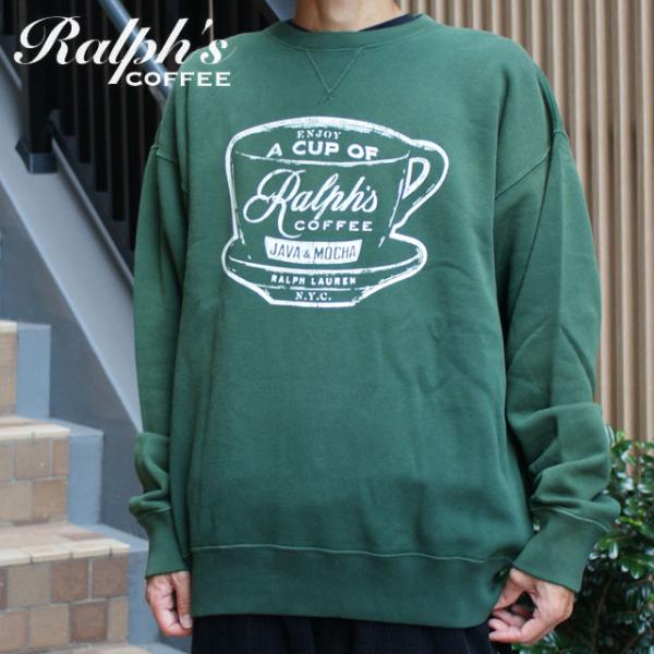 新品 ラルフズ コーヒー Ralph&apos;s Coffee クルーネック スウェットシャツ ポロ ラルフ...