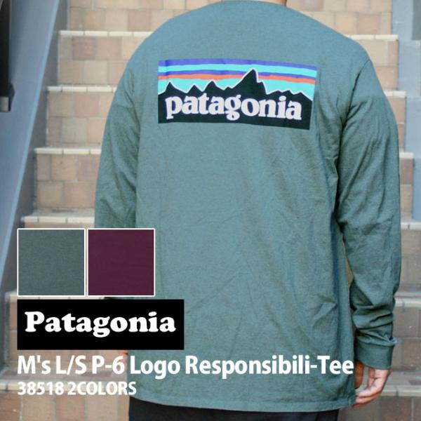 新品 パタゴニア Patagonia M&apos;s L/S P-6 Logo Responsibili T...