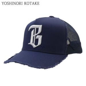 新品 ヨシノリコタケ YOSHINORI KOTAKE x ビームスゴルフ BEAMS GOLF BG LOGO MESH CAP ロゴ メッシュ キャップ トラッカー 251001690017 ヘッドウェア｜essense
