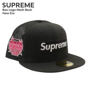 新品 シュプリーム SUPREME 24SS Box Logo Mesh Back New Era ボックスロゴ ニューエラ キャップ ストリート スケート スケーター 250000545041 ヘッドウェア｜essense