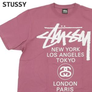 新品 ステューシー STUSSY WORLD TOUR TEE ワールド ツアー Tシャツ 200009120143 半袖Tシャツ｜essense