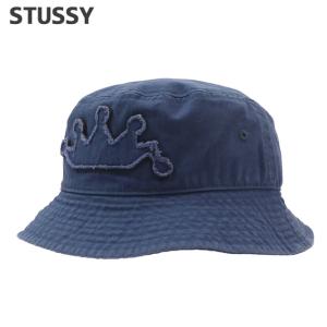 新品 ステューシー STUSSY CROWN APPLIQUE BUCKET HAT ハット 252000533057 ヘッドウェア｜essense