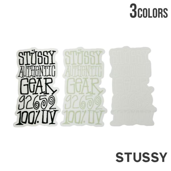 新品 ステューシー STUSSY AUTHENTIC GEAR STICKER ステッカー シール ...