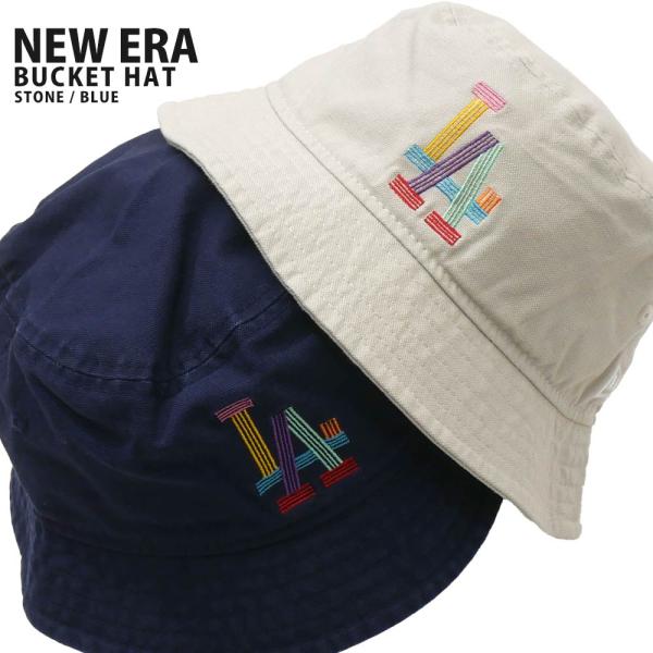新品 ニューエラ NEW ERA LA バケットハット バケハ 刺繍 ロサンゼルス・ドジャース 大谷...