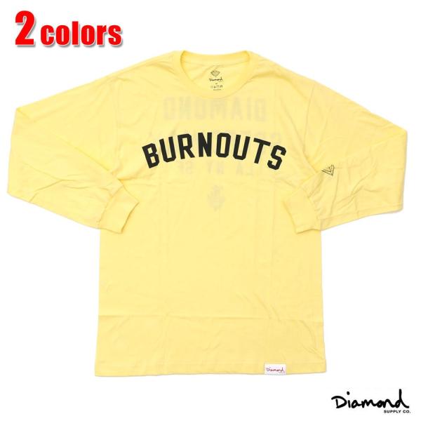 新品 Diamond Supply Co. (ダイヤモンドサプライ) BURNOUT L/S TEE...