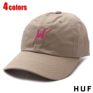 新品 HUF (ハフ) HUF SCRIPT CURVE VISOR 6-PANEL [6パネルキャップ] 999-005054-011｜essense