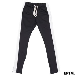 新品 EPTM (エピトミ) TECHNO TRACK PANTS [トラックパンツ] BLACKxWHITE 999-005063-031｜essense