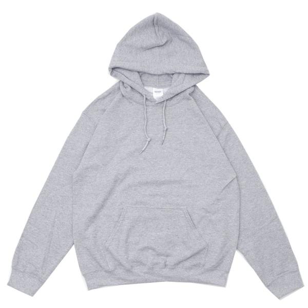 新品 GILDAN (ギルダン)PULLOVER HOOD[プルオーバーパーカー][メンズ]GREY...