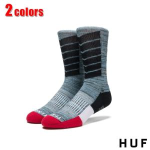 【数量限定特別価格】 新品 HUF (ハフ)PERFORMANCE CREW SOCKS[ソックス][靴下]999-005202-011(グッズ)｜essense