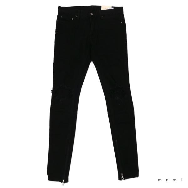 新品 mnml (ミニマル) M1 Stretch Denim Pants[デニムパンツ]BLACK...