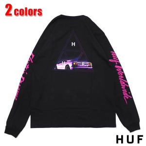 新品 HUF (ハフ)NIGHT CALL TRIPLE TRIANGLE L/S TEE [長袖Tシャツ]999-005483-051(TOPS)｜essense