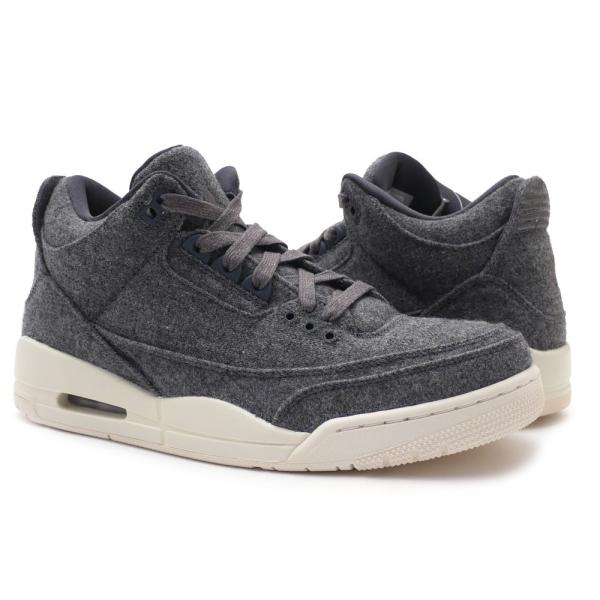 新品 NIKE(ナイキ) AIR JORDAN 3 RETRO WOOL(エアジョーダン)DARK ...