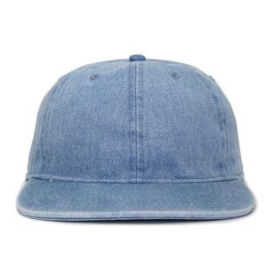 新品 NEW HATTAN (ニューハッタン)nht1170-ligtblue6-PANEL FLAT VISOR CAP [6パネルキャップ]LT.BLUE DENIM 620-007205-014(ヘッドウェア)｜essense