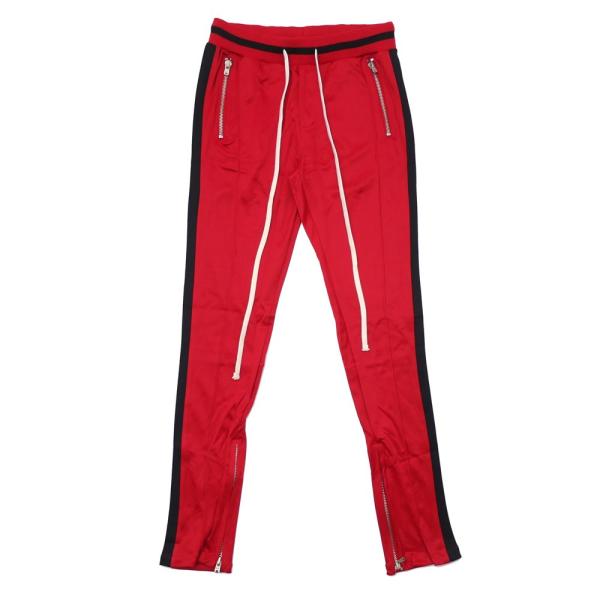 新品 mnml (ミニマル)TECHNO TRACK PANTS (トラックパンツ)REDxBLAC...