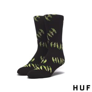 新品 HUF (ハフ)BANANA SOCKS [ソックス][靴下]BLACK 999-005603-011(グッズ)｜essense