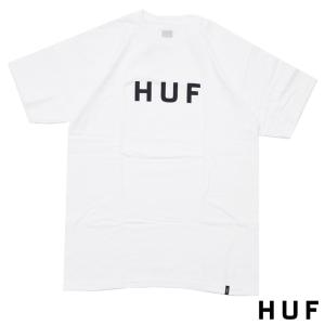 新品 HUF (ハフ)ESSENTIALS OG LOGO S/S TEE [Tシャツ]WHITE 999-005651-040(半袖Tシャツ)｜essense