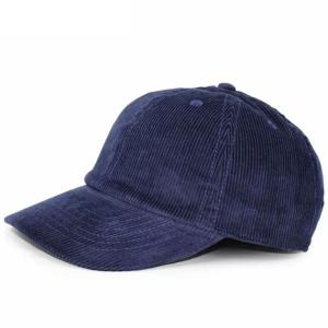 新品 ニューハッタン NEW HATTAN 1467-navy CORDUROY 6-Panel Cap キャップ NAVY ネイビー 紺 メンズ 620008160017 (ヘッドウェア)｜essense