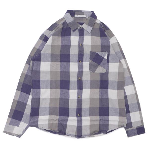 新品 ミニマル mnml VINTAGE FLANNEL SHIRT ヴィンテージ フランネル シャ...