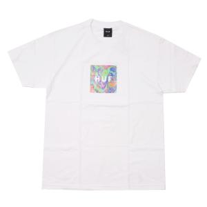 新品 ハフ HUF ACID HOUSE BOX LOGO TEE ボックスロゴ Tシャツ WHITE ホワイト 白 999006310050 半袖Tシャツ｜essense