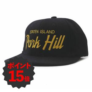[期間限定ポイント15倍！] 新品 HOOD HAT STATEN ISLAND PARK HILL SNAPBACK CAP BLACK 999006357011 ヘッドウェア
