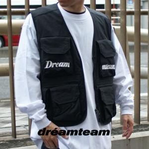 新品 ドリームチーム DREAM TEAM Work Vest ワーク ベスト BLACK ブラック 黒 690000243041 TOPS｜essense