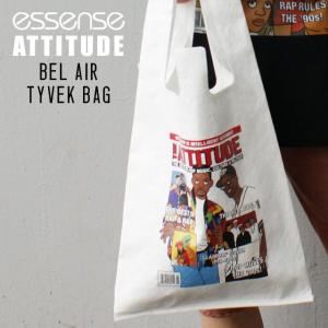 新品 エッセンス essense x アティチュード ATTITUDE BEL AIR TYVEK BAG タイベック バッグ WHITE ホワイト 999006524010 グッズ｜essense