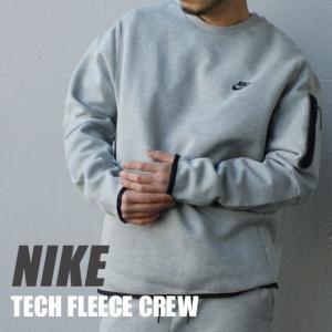 新品 NIKE TECH FLEECE CREW DARK GREY HEATHER グレー CU4506-063 209000614072 SWT/HOODY｜essense