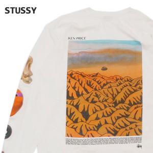 新品 ステューシー STUSSY Primordial World L/S Tee ロンティー 長袖Tシャツ WHITE ホワイト 白 420000494040 TOPS｜essense