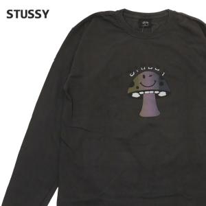 新品 ステューシー STUSSY Shroom Pig Dyed L/S Tee ロンティー 長袖Tシャツ BLACK ブラック 黒 420000493041 TOPS｜essense