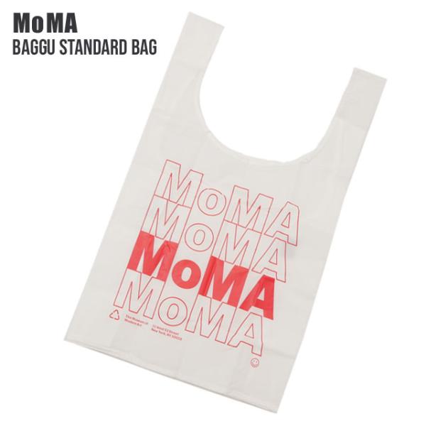 新品 モマ MoMA x バグゥ BAGGU Standard Bag MoMA Logo エコバッ...